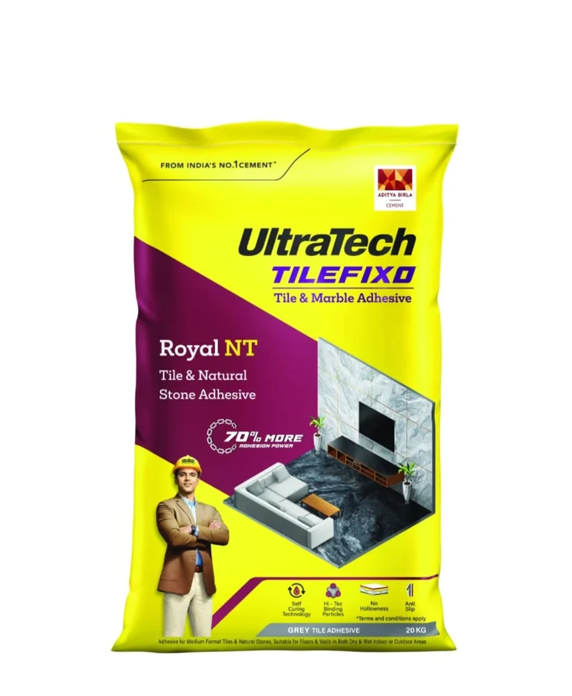 UltraTech Tilefixo Royal NT — Medium Format Natural Stone Adhesive